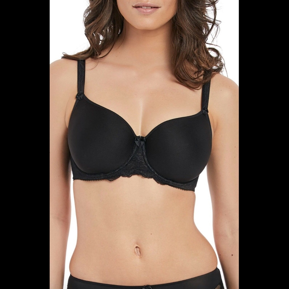 NEW Fantasie Black Rebecca Underwire Spacer Bra